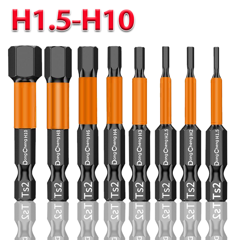 Power Key Tools - Embouts de clé Allen noirs magnétiques