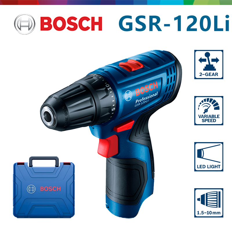 Power Tools Cordless - Perceuse électrique au lithium Bosch GSR