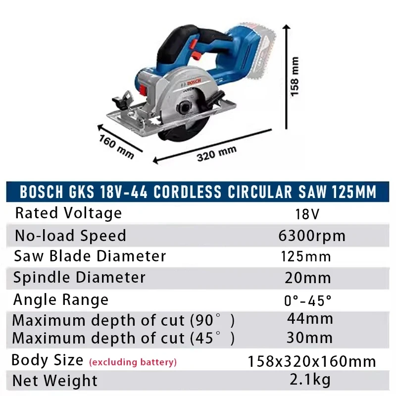 Scie circulaire sans fil Bosch - Power Tools Woodworking avis et prix