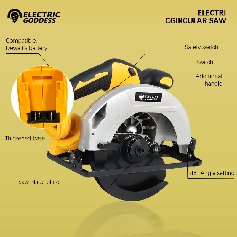Scie circulaire sans fil jaune - Reciprocating Saw Cordless avis et prix