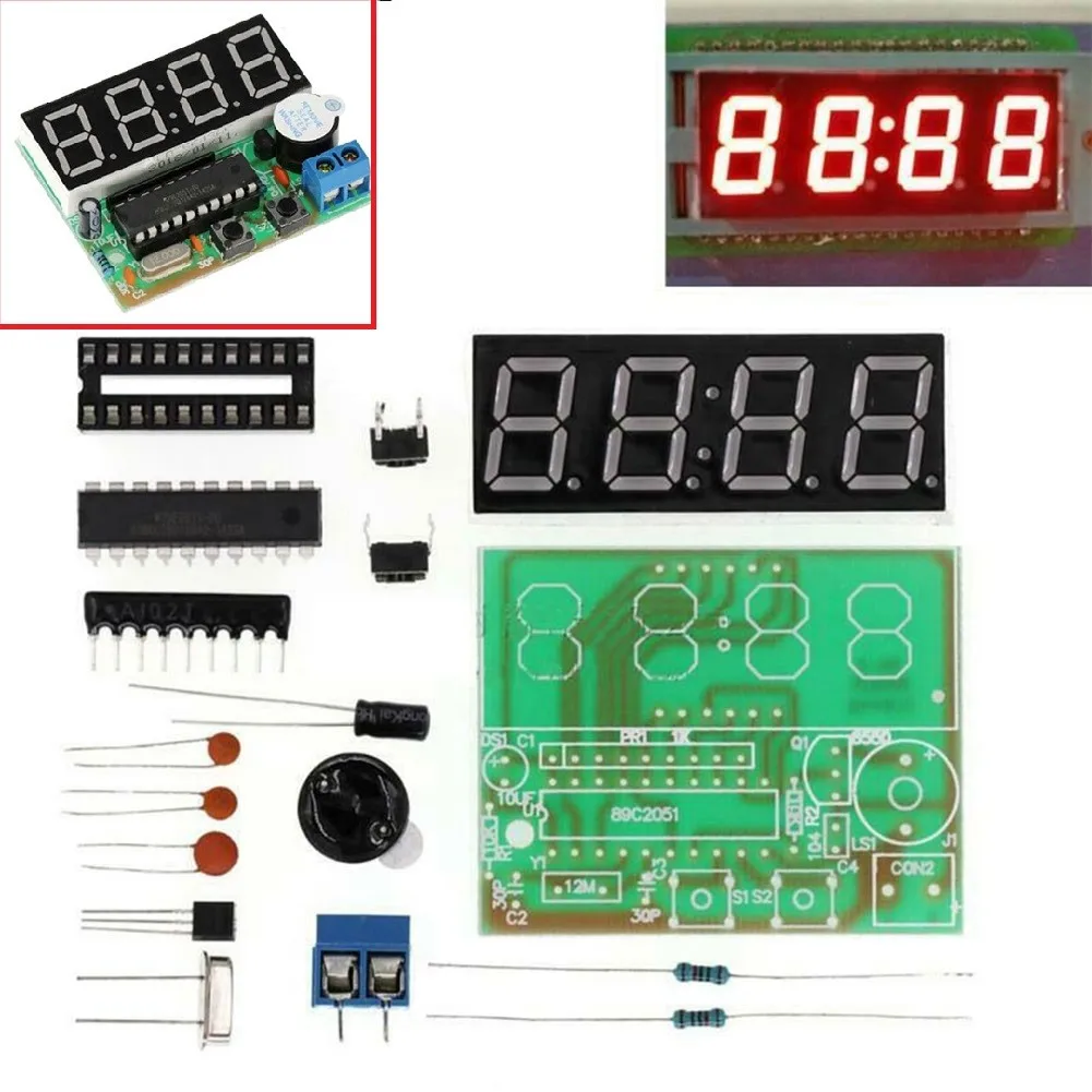 Horloge numérique 4 bits, Kit  - Power Tools Skills avis et prix
