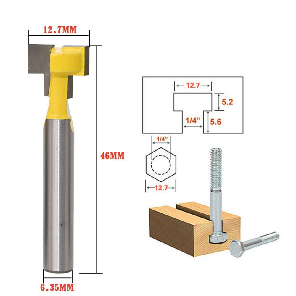 A11I 1/4 pouces tige t-slot co - Power Tools Woodworking avis et prix