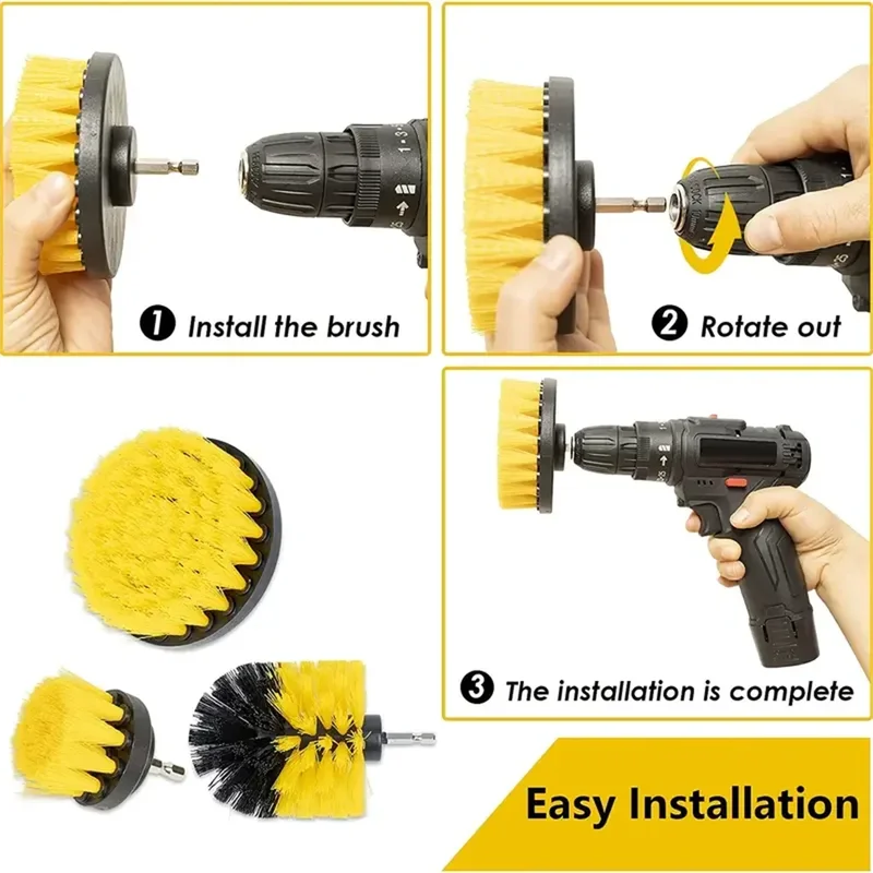 Kit de 3 brosses de nettoyage  - Power Z Tools avis et prix